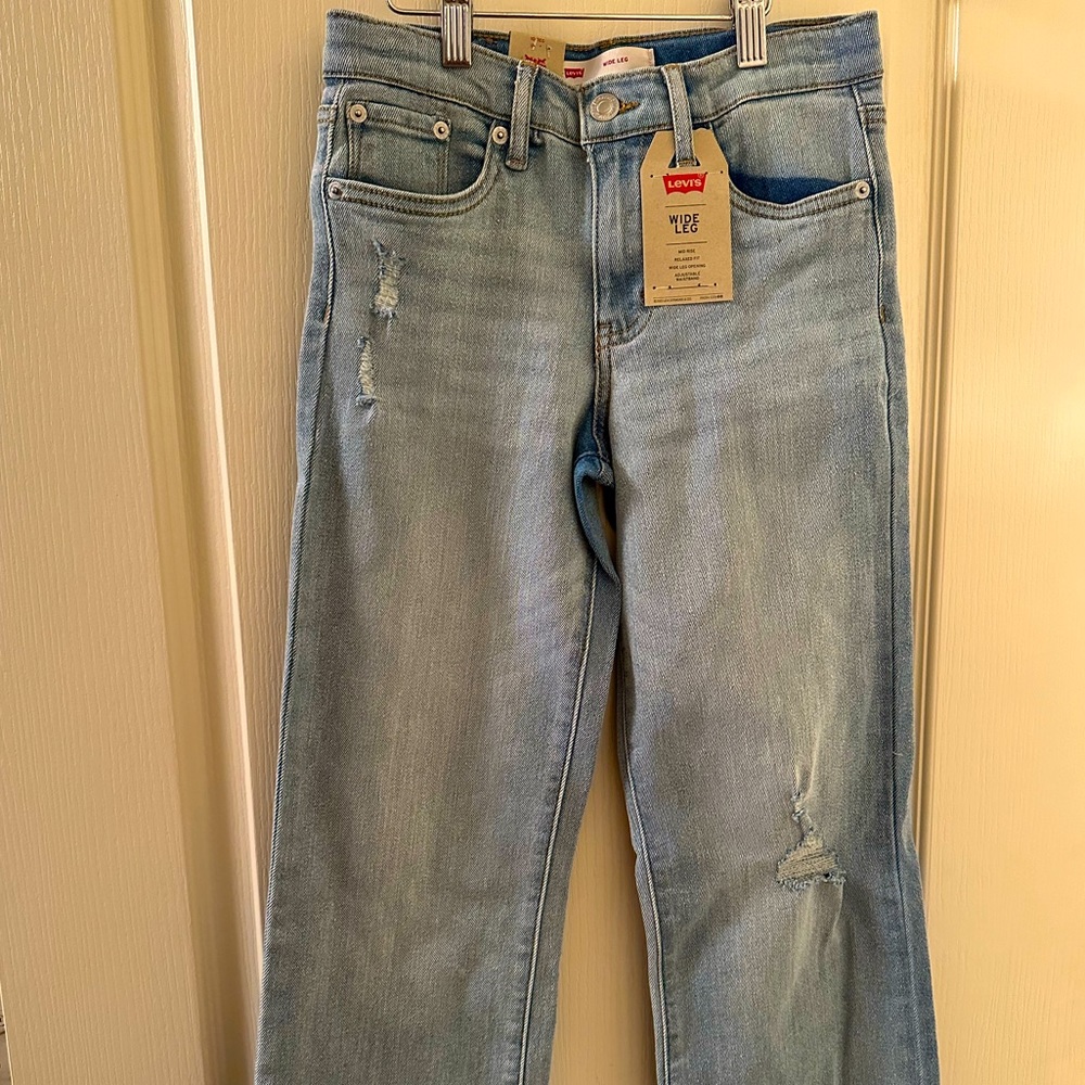 Girls Wide Leg Levi’s Jeans